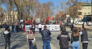 Sot në Shkup është mbajtur një marsh protestues kundër vendimeve gjyqësore në rastin Monstra