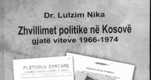 Zeqir Bekolli: Dr. Lulzim Nika, “Zhvillimet politike në Kosovë gjatë viteve 1966-1974”