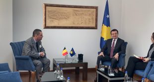 Kryeministri Kurti e pret në takim shefin e zyrës diplomatike të Belgjikës në Prishtinë, Jean-Louis Servais