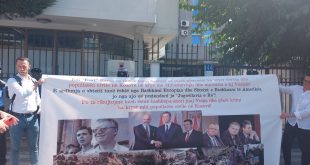 Lëvizja për Demokraci, më një aktivitet simbolik e ka shprehur sot kundërshtimin për Mini Shengenin ballkanik