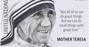 Shtetet e Bashkuara të Amerikës e nderojnë Nënë Terezën më pullë postare