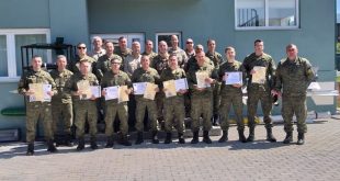 Kompania e Deminimit e Gardës Kombëtare të FSK-së e realizon trajnimin “EOD Niveli 3"