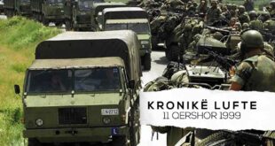 Ahmet Qeriqi: Ka filluar tërheqja e barbarëve. Ndërkohë një kontingjent i forcave ruse të SFOR-it është nisur drejt Kosovës pa lejen e NATO-s. (E premte 11 qershor, 1999)