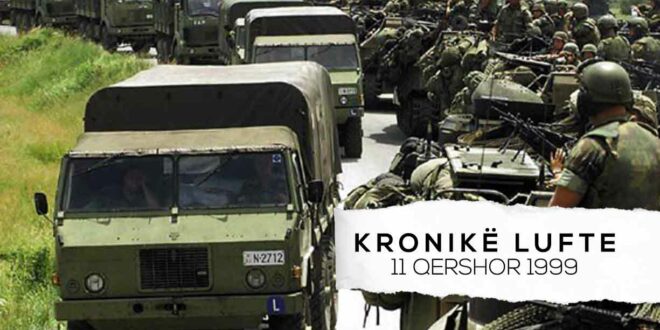 Ahmet Qeriqi: Ka filluar tërheqja e barbarëve. Ndërkohë një kontingjent i forcave ruse të SFOR-it është nisur drejt Kosovës pa lejen e NATO-s. (E premte 11 qershor, 1999)
