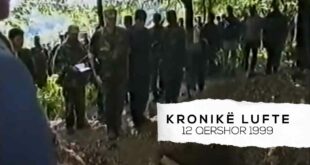 Ahmet Qeriqi: Ndihma humanitare nga ajri edhe në Malet e Berishës. Edhe tre dëshmorë varrosen në Varrezat e Dëshmorëve në Kleçkë. (E shtunë 12 qershor, 1999)