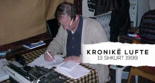 Ahmet Qeriqi: Në Ferizaj, si pasojë e një eksplodimi në qendër të qytetit kanë marrë lëndime 9 qytetarë shqiptarë, (13 shkurt,1999)