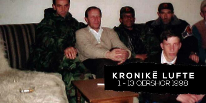 Ahmet Qeriqi: KRONIKË LUFTE I (Periudha kohore prej 1 deri më 13 qershor të vitit 1998)