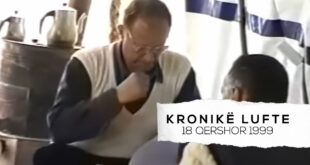 Ahmet Qeriqi: Vajtje ardhje të pandërprera në vendqëndrimin tonë në Krojmir. (E premte 18 qershor, 1999)