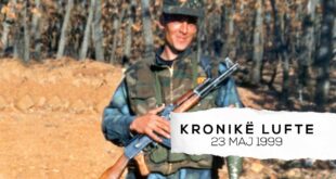 Ahmet Qeriqi: Luftëtarët tanë i sulmojnë forcat serbe te Gurina në Blinajë dhe arrijnë ta marrin trupin e dëshmorit Halil Nezir Metaj (E diel 23 maj 1999)