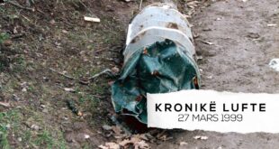 Ahmet Qeriqi: Në orën 8.20 minuta, dy aeroplanë bombardues të armikut marrin në shënjestër selinë e Radios Kosova e Lirë dhe Agjencinë Kosovapress (E shtunë 27 mars, 1999)
