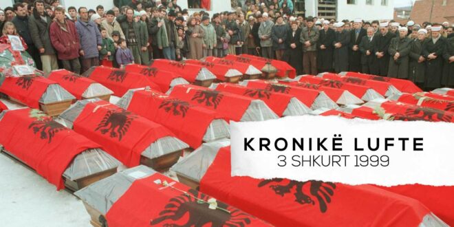 Ahmet Qeriqi: Serbët insistojnë që kufomat e masakruara në Reçak të mos varrosen në një vend të posaçëm. Këtë akt e përkrah edhe kreu LDK-ist i Shtimes , 3 shkurt, 1999