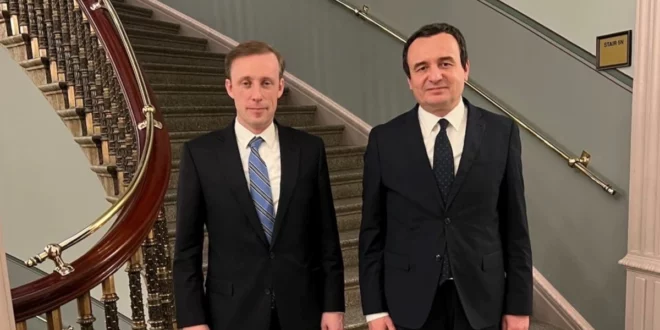 Kryeministri Albin Kurti gjatë qëndrimit gati dy janë në Amerikë, sot është takuar me Këshilltarin e Sigurisë Kombëtare, Xhek Sallivan