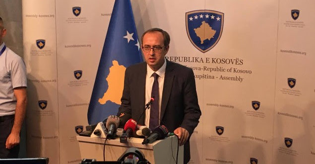 Hoti: Pas ratifikimit të Demarkacionit, LDK kërkon shkarkimin e Qeverisë