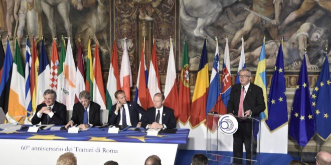Në 60 vjetorin e themelimit Bashkimi Evropian i përkushtuar për forcim të unitetit