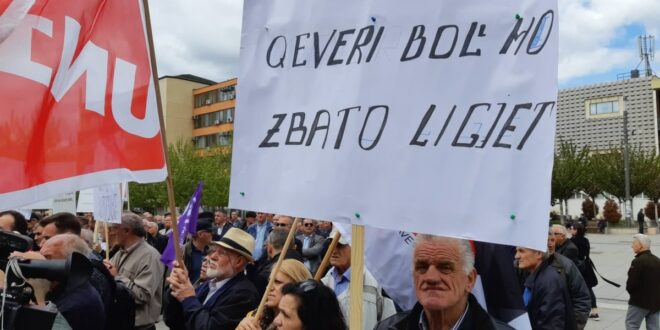 BSPK mbanë një protestë, me ç’ rast Qeverisë së Kosovës do t’ia paraqesë gjashtë kërkesa