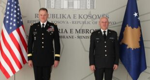 Gjeneral Bashkim Jashari dhe ministri Mehaj pritën në takim, Gjenerallejtënant Michael L. Howard