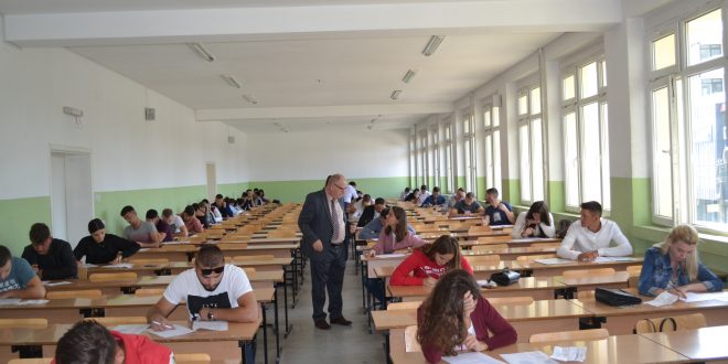 Në Universitetin “Kadri Zeka”, në Gjilan, u mbajtën provimet pranuese