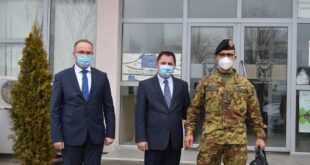 Kryetari i Malishevës, Ekrem KASTRATI, priti në takim komandantin e Komandës Rajonale Perëndim të KFOR-it, kolonelin Marco JAVARONE