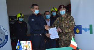 KFOR - CIMIC italian ka ndihmuar njësinë e Zjarrfikësve dhe Shpëtimit në Malishevë