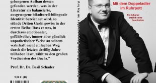 Shefqet DIBRANI: Driton Gashi, "MIT DEM DOPPELADLER IM RUHRPOTT", rrëfime në gjuhën gjermane