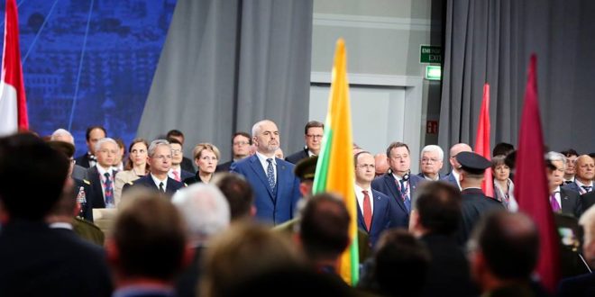 Kryeministri, Rama ka mbajtur një fjalim në sesionin e krerëve të vendeve anëtare të NATO-s, në Varshavë të Polonisë