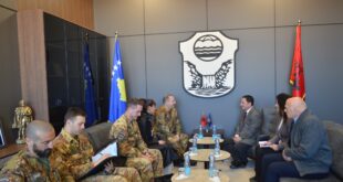 Kryetari i Malishevës, Ekrem Kastrati priti komandantin e forcave italiane te KFOR-it, kolonel Mario Bozzi