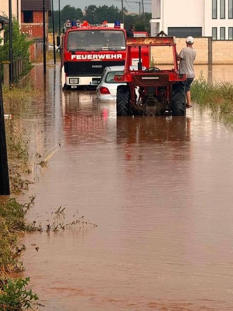 Në disa zona të territorit të Ferizajt ka pasur vërshime 