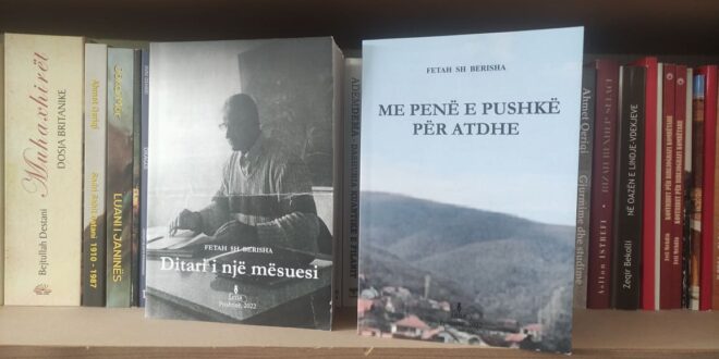 Veterani i arsimit, Fetah Berisha, nxori në dritë dy vepra publicistike: “Ditari i një mësuesi” dhe “Me penë e pushkë për atdhe”