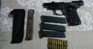 Arrestohet një i dyshuar për mbajtje në pronësi, kontroll ose posedim të paautorizuar të armëve