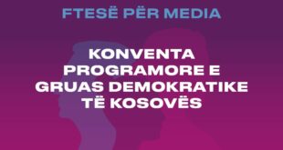 Nesër, Partia Demokratike e Kosovës, mban Konventën Programore të Gruas Demokratike të Kosovës