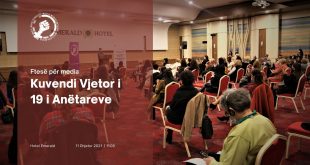 Kuvendi Vjetor i 19-të i Anëtareve të RrGK-së mbahet diten e  shtunë, me 11 dhjetor 2021, nga ora  11:00-14:00 ne Hotel Emerald, Salla Strauss