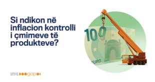  Instituti GAP publikoi raportin: “Si ndikon në inflacion kontrolli i çmimeve të produkteve”?