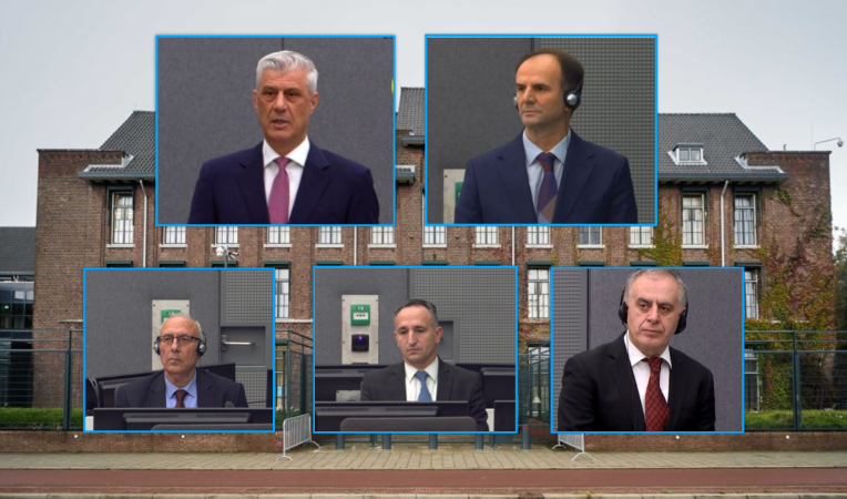 Sot në Hagë nisin deklaratat përfundimtare në rastin ndaj Thaçit dhe katër të akuzuarve për administrimin e drejtësisë