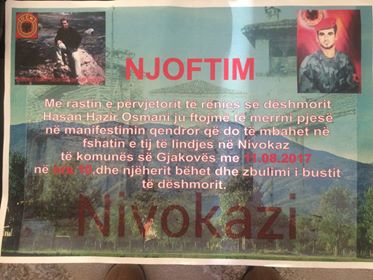 Me 11 gusht do të zbulohet lapidari i dëshmorit Hasan Osmani në Nivozak të Gjakovës