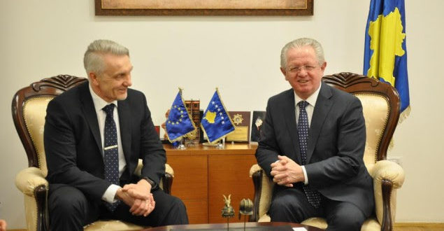 Ministri i Punëve të Brendshme Skender Hyseni priti në takim zyrtarë nga EUROPOL-i
