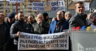 Sot protestojnë punëtorët e KOSTT-it – kërkojnë rritje pagash