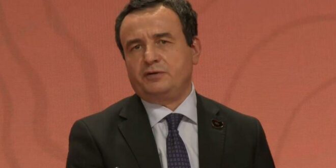 Kryeministri, Albin Kurti, duke folur në Forumin e Bledit në Slloveni the se Kosova është për normalizimin e raporteve me Serbinë