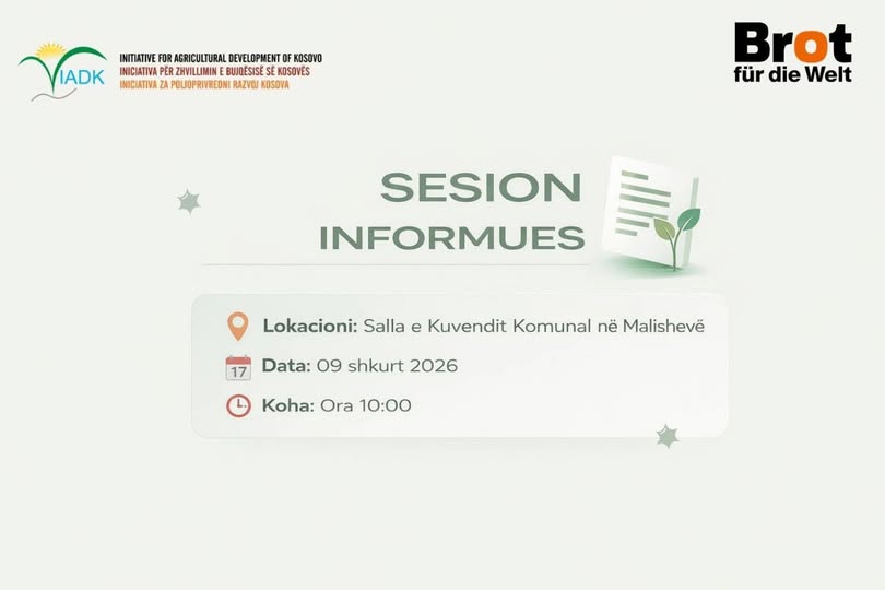 FTESË PËR PJESËMARRJE NË SESION INFORMUES