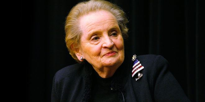 Madeline Albright: Do të regjistrohem myslimane, për t’u solidarizuar me besimtarët islamë në Amerikë