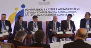 Ministri i Infrastrukturës, Lutfi Zharku mori pjesë në konferencën e katër të ambasadorëve