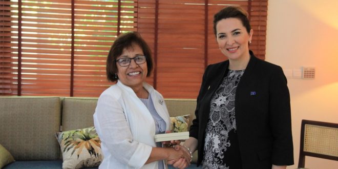 Ministrja, Albena Rashitaj është takuar me presidenten e Ishujve Marshall dhe atë të Guajanës
