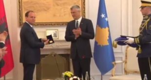 Kryetari Nishani nderohet me “Urdhrin e Lirisë”