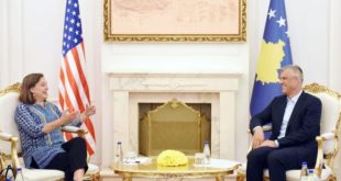 Ndihmës-sekretarja amerikane e Shtetit, Victoria Nuland ka qëndruar për një vizitë zyrtare në Kosovë