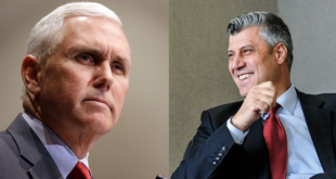 Kryetari i Kosovës, Hashim Thaçi, sot do të pritet në Shtëpinë e Bardhë nga zëvendës-presidenti amerikan, Mike Pence