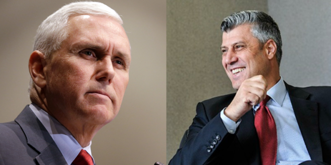 Kryetari i Kosovës, Hashim Thaçi, sot do të pritet në Shtëpinë e Bardhë nga zëvendës-presidenti amerikan, Mike Pence