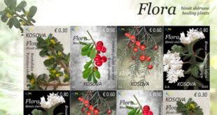 Filatelia e Postës së Kosovës lëshon në qarkullim të rregullt edisionin e ri të pullave postare të titulluar “Flora – Bimët shëruese”