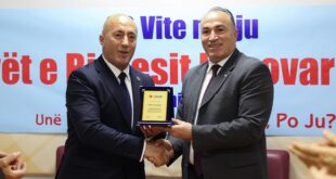 AKB i jep mirënjohje ish-kryeministrit të Kosovës, Ramush Haradinaj