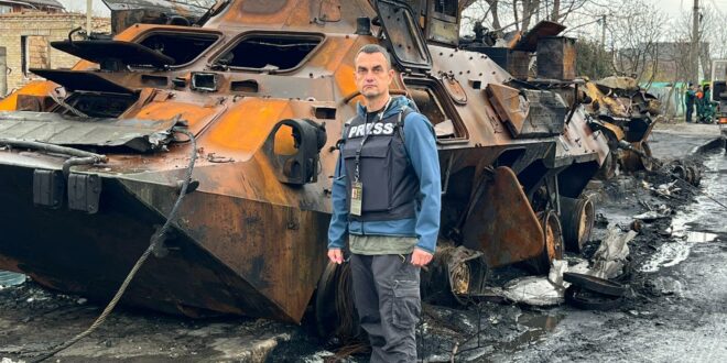 Luftëtari i UÇK-së, gjermani, Bartetzko, “Shabani” i UÇK-së, ndodhet në mesin e reporterëve të luftës, në Ukrainë