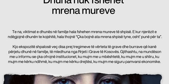 Rrjeti i Grave të Kosovës organizon ekspozitën: “Dhuna nuk fshehet  mrena mureve”