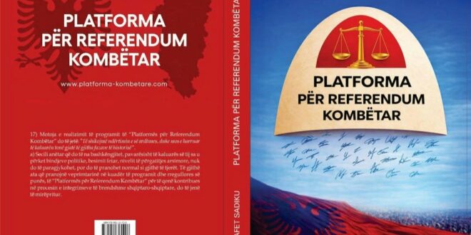 Isuf Bytyçi: DOLI NGA SHTYPI LIBRI STUDIMOR „PLATFORMA PËR REFERENDUM KOMBËTAR“